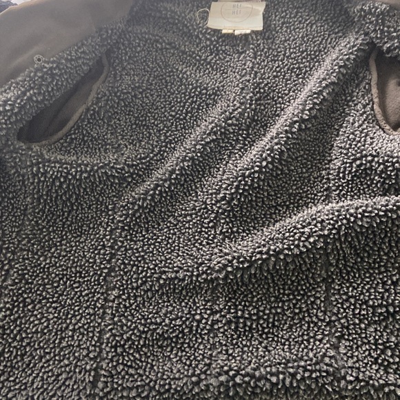 Anthropologie Hei Hei Super Warm Moto Jacket with Femme Details EUC size… - Picture 11 of 11